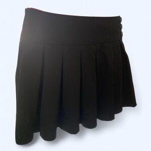 Elegant Black Pleated Skirt Bienzoe 14